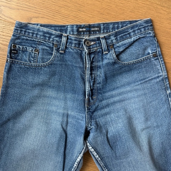 Ikeda Canada 700 Series Vintage Men's Straight Leg Blue Jeans - Size 31 - Picture 3 of 12